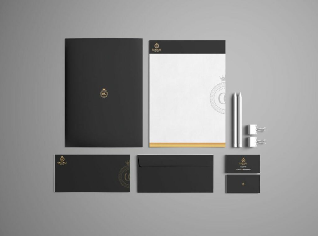 brand stationery design