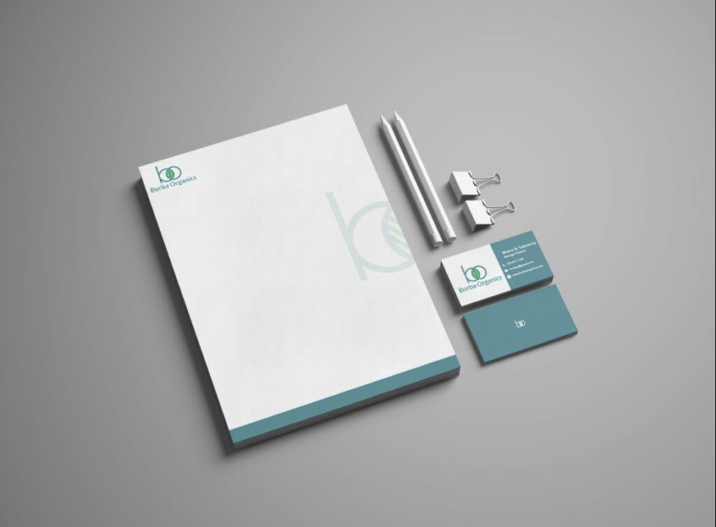 brand stationery design