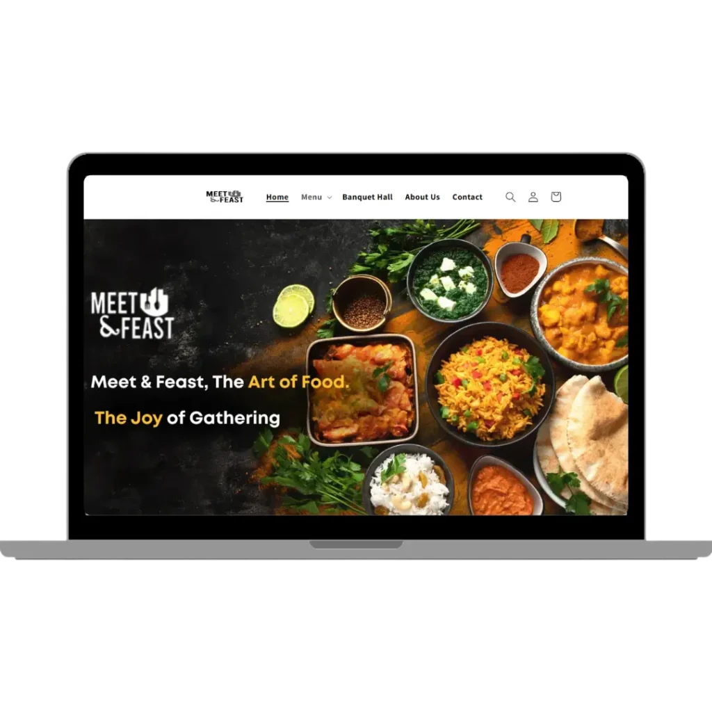 portfolio of USA restaurant website